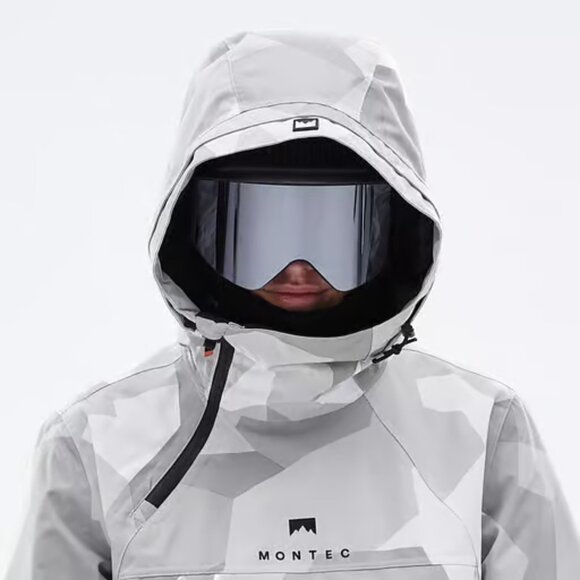 Montec - Dune Snowboard Jacket in Snow Camo (gray/white) - Picture 8 of 15